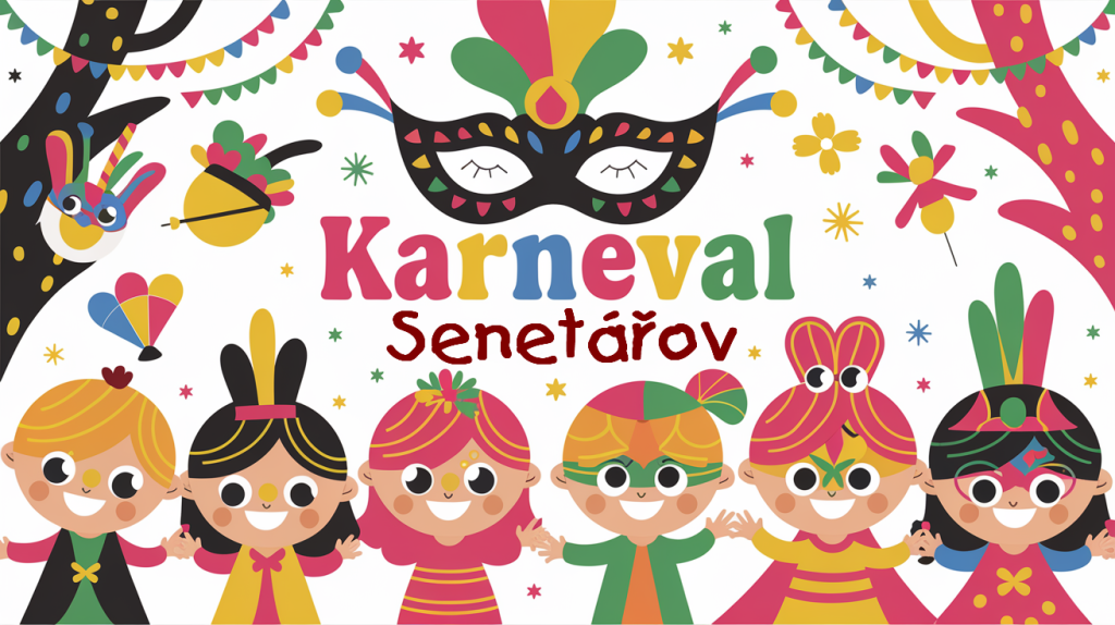 Dětský maškarní karneval v Senetářově