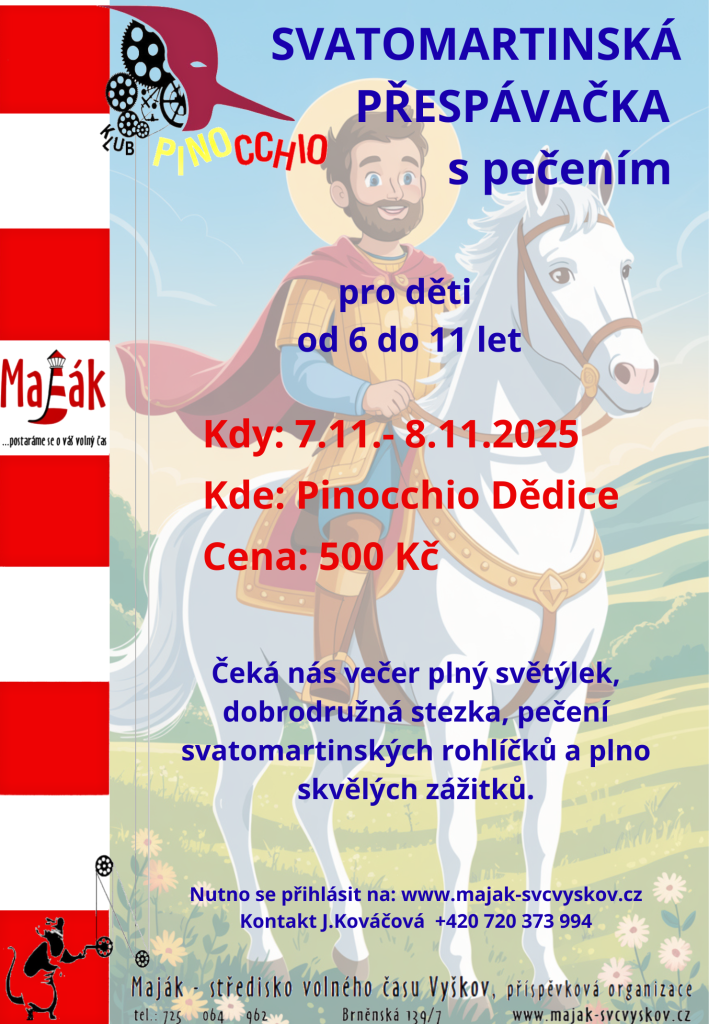 Svatomartinská nocovačka s pečením