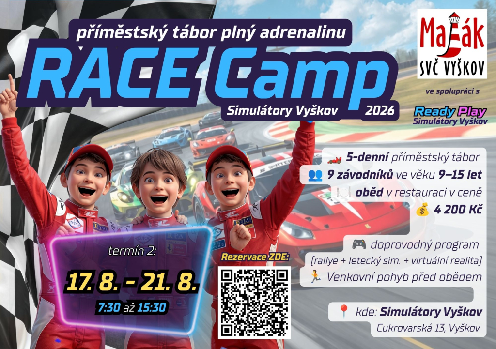 PT RACE CAMP - příměstský tábor plný adrenalinu - II.