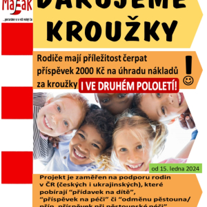 PROJEKT DARUJEME KROUŽKY DĚTEM