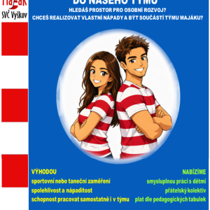 Hledáme pedagoga volného času